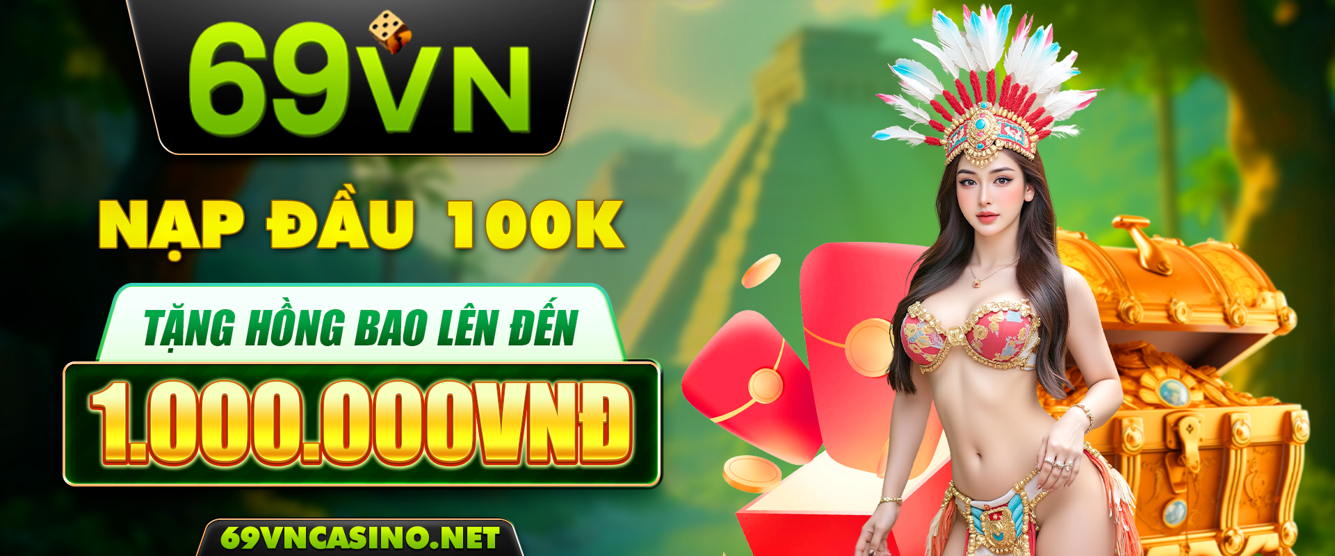 Nhà cái 69vn uy tín tặng 100% nạp đầu - code nạp đầu